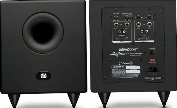 subwoofer černý