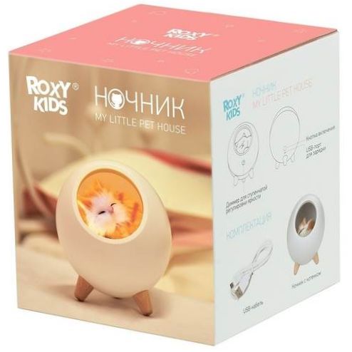 ROXY-KIDS My little pet house LED noční žárovka (R-NL0026) 1,2W