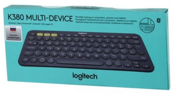 Logitech K380 Multi-Device tmavě šedá