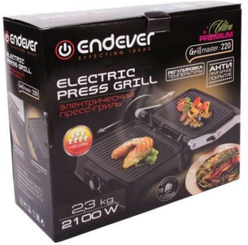 ENDEVER Grillmaster 220, černý/kovový