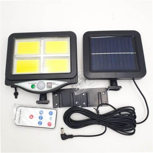 solární venkovní světlo s dálkovým ovládáním BK-128-6COB. - účel: osvětlení