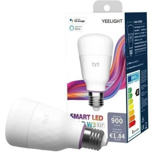 Yeelight Smart LED žárovka W3 (YLDP005), E27, A60, 8W - světelný tok: 900lm