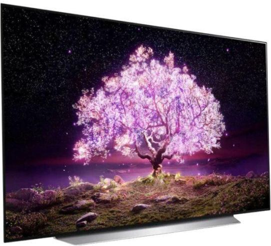 65" LG OLED65C1RLA OLED TV, HDR (2021), vanilková bílá