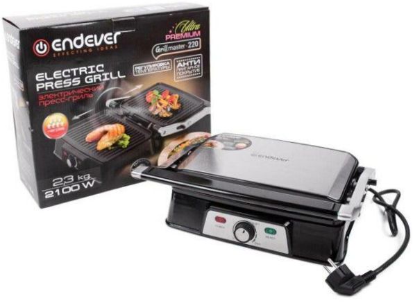 ENDEVER Grillmaster 220, černý/kovový