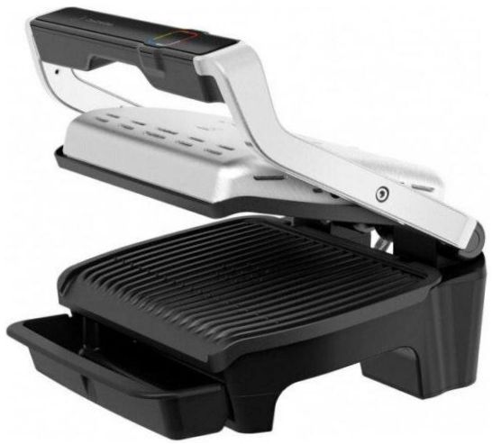 Tefal Optigrill Elite GC750, stříbrná/černá