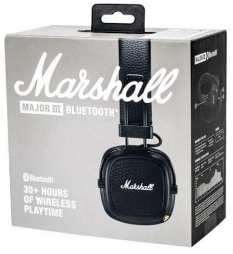 Marshall Major III Bluetooth, černá