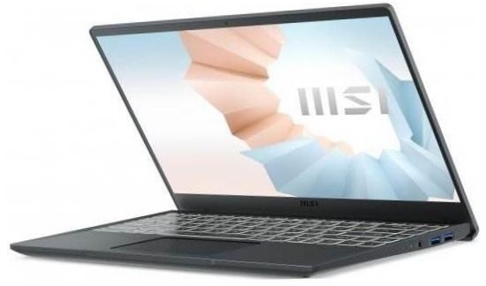 14" MSI Modern 14 B11MOU-45 (1920x1080, Intel Core i7 2.8GHz, 8GB RAM, 512GB SSD, Win10 Home) notebook, 9S7-14D314-451, carbon grey