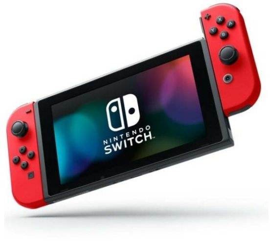 Nintendo Switch 32GB, neonově modrá/neonově červená