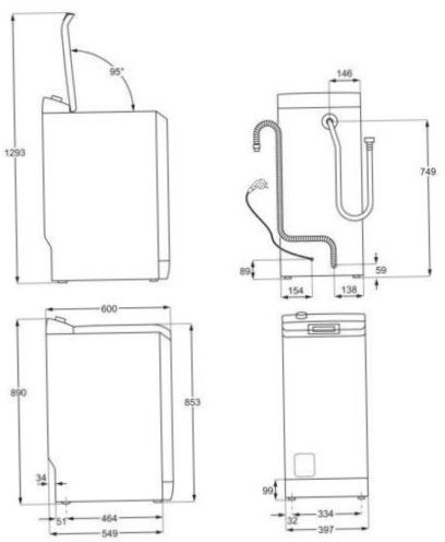 Electrolux EW6T4R262, bílá