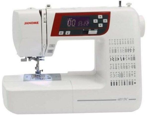 Janome DC 603, bílá/černá