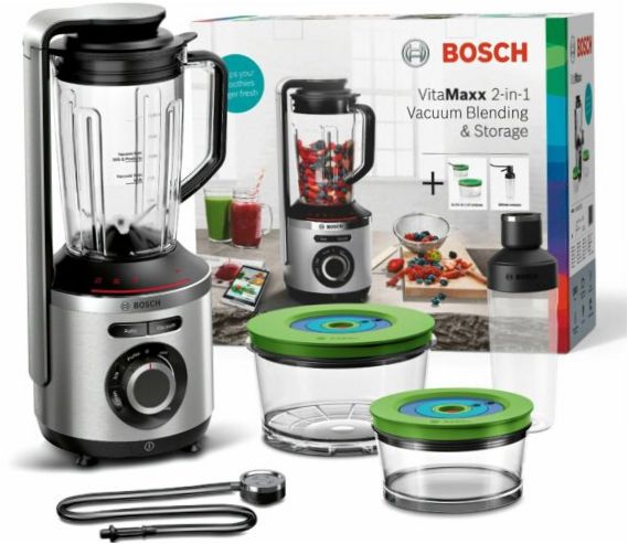 Bosch MMBV 625M VitaMaxx, stříbrná/černá