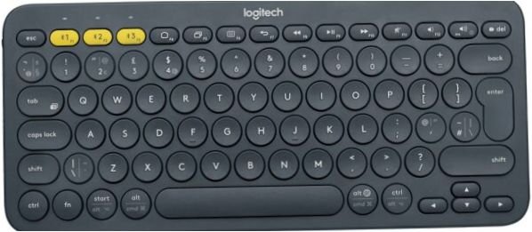 Logitech K380 Multi-Device tmavě šedá