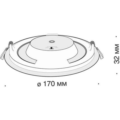 Svítidlo MAYTONI Stockton DL016-6-L12W, LED, 12W - Výkon: 12W