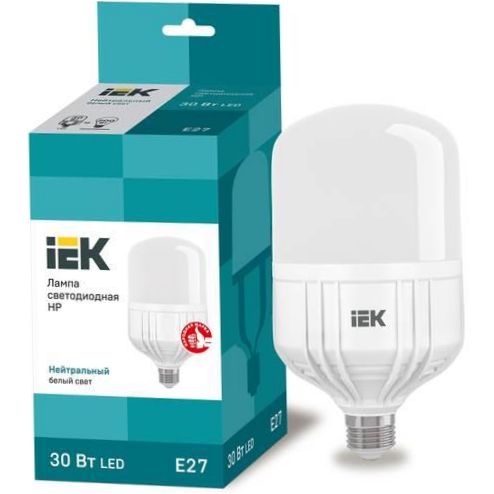 LED žárovka IEK LLE-230-40, E27, HP, 30W - typ patice: E27