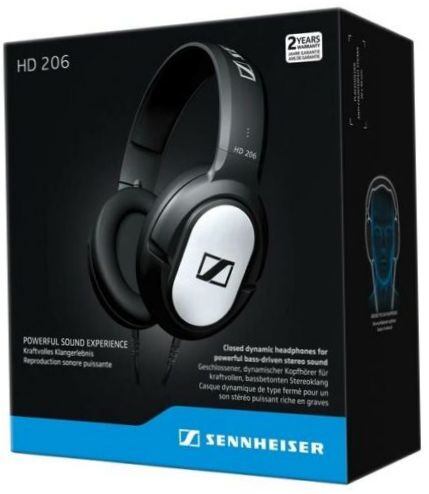 Sennheiser HD 206, černá