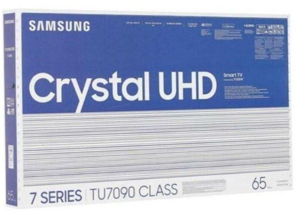 Samsung UE65TU7090U LED, HDR (2020), černá stříbrná