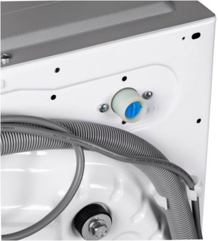 Pračka MAUNFELD MBWM148S - designové prvky: přihrádka na tekutý prací prostředek