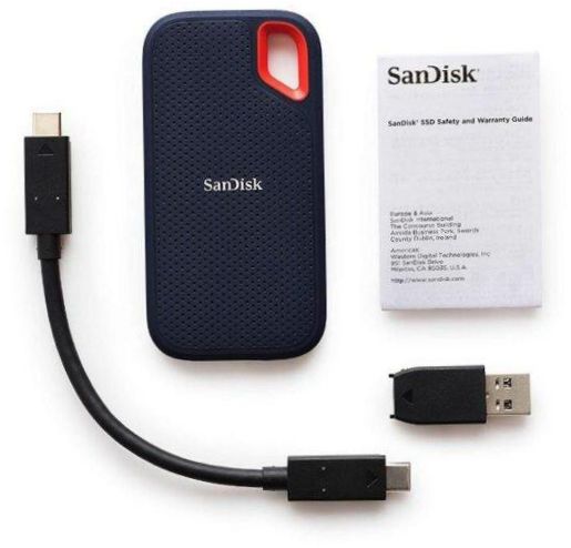 SanDisk Extreme Portable SSD 1TB, tmavě modrý