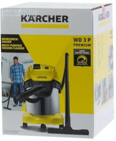 KARCHER WD 3 P Premium, 1000 W, stříbrná/žlutá