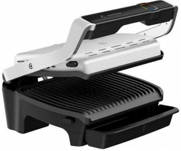 Tefal Optigrill Elite GC750, stříbrná/černá