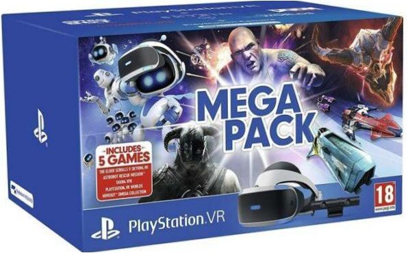 Sony PlayStation VR Mega Pack Bundle, černobílý