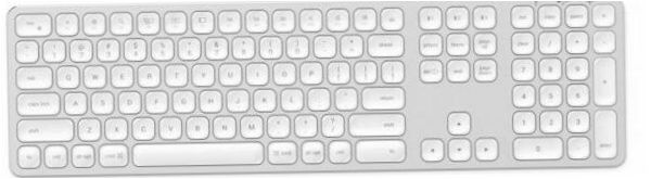 Satechi Hliníková bezdrátová klávesnice s numerickou klávesnicí Stříbrná Bluetooth