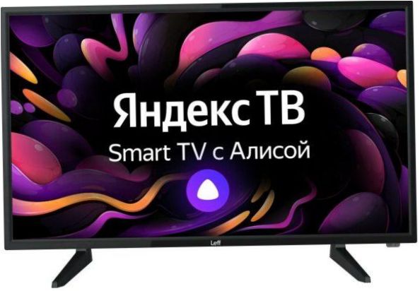 32" Leff 32H520T LED TV (2020) na Yandex.TV, černá