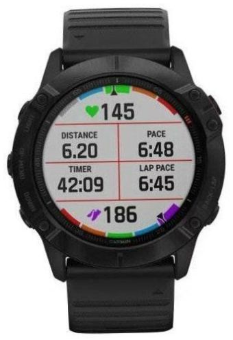 Chytré hodinky Garmin Fenix 6X Pro - monitorování: měření hladiny kyslíku v krvi, EKG, tonometr, kontinuální měření srdečního tepu, monitorování spánku, monitorování fyzické aktivity, akcelerometr, monitorování kalorií