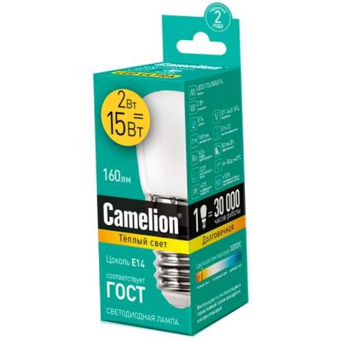 LED žárovka Camelion 13153, E14, T26, 2W - příkon: 2W