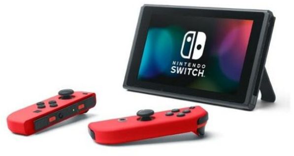 Nintendo Switch 32GB, neonově modrá/neonově červená