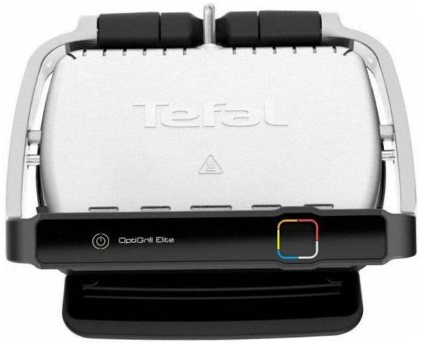 Tefal Optigrill Elite GC750, stříbrná/černá