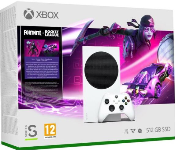 Microsoft Xbox Series S 512GB SSD, bílá/černá