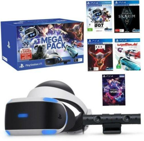 Sony PlayStation VR Mega Pack Bundle, černobílý