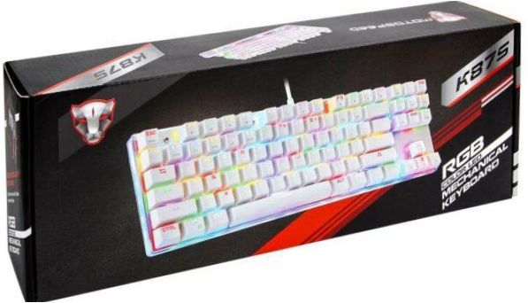 Motospeed K87S RGB Outemu Red white