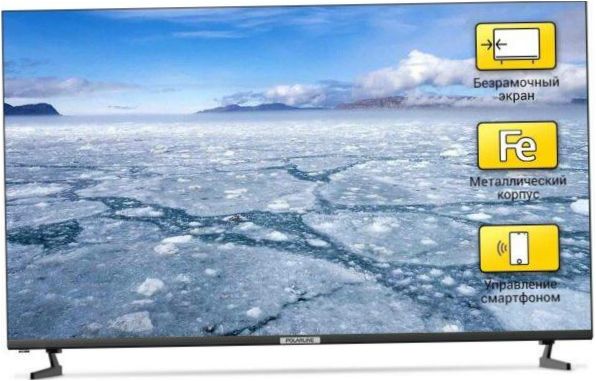 50" Polarline 50PU52TC-SM LED TV, HDR (2019), černá