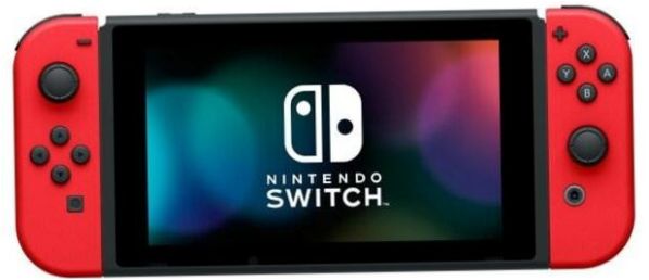 Nintendo Switch 32GB, neonově modrá/neonově červená