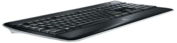 Bezdrátová podsvícená klávesnice Logitech K800 Black USB