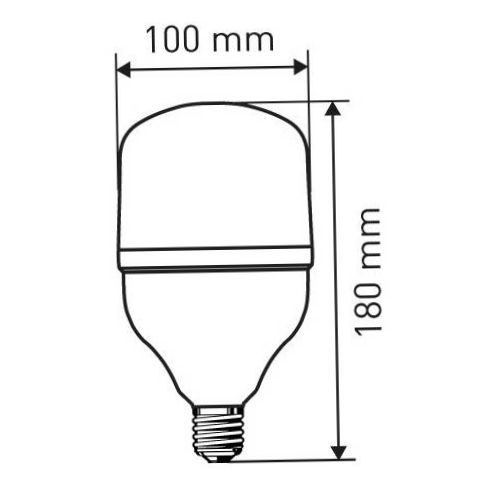 LED žárovka ERA B0027003, E27, T100, 30W - světelný výkon: denní bílá