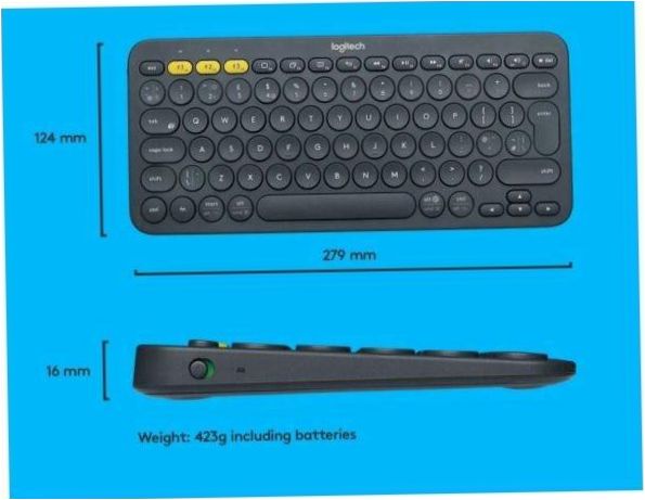 Logitech K380 Multi-Device tmavě šedá