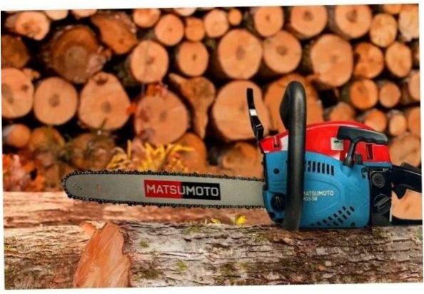 MATSUMOTO MGS-58 4500 W/4,8 HP červená/modrá