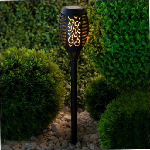 Zahradní svítidlo ERASF020-33 LED svítilna, barva krytu: černá, barva základny: černá