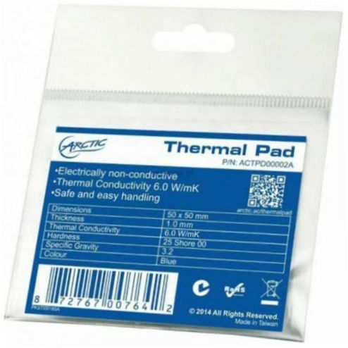 Arctic Thermal Pad APT2560 50mm 50mm 1,5mm 1ks