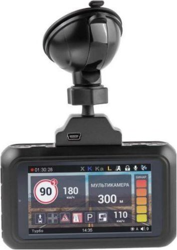 Roadgid Premier SuperHD, 2 kamery, GPS, GLONASS, matná černá