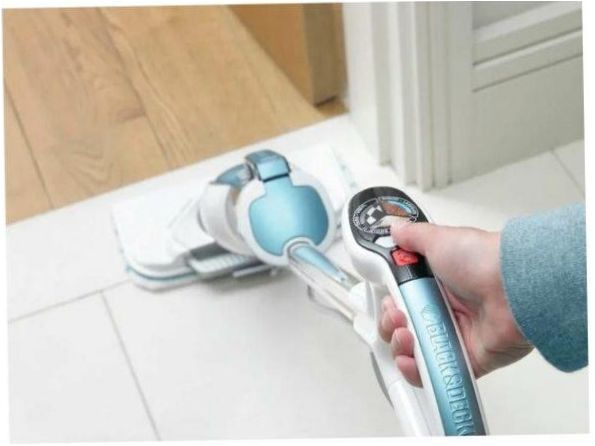 BLACK+DECKER FSM1630, bílá/modrá