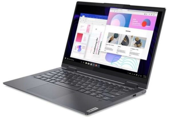 14" Notebook Lenovo Yoga 7-14ACN6 (1920x1080, AMD Ryzen 5 2,3GHz, 8GB RAM, 256GB SSD, Windows 11 Home), 82N7008, šedý