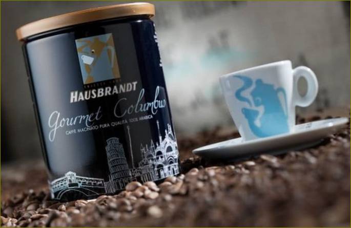 Káva a šálek Hausbrand