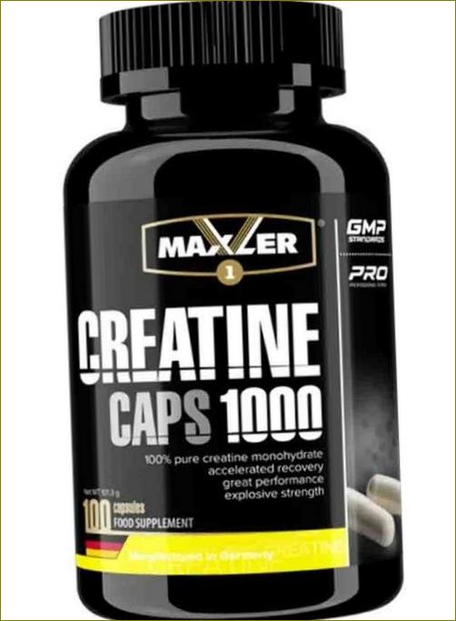 Kreatin Creatine Caps od společnosti Maxler je všestranný doplněk stravy