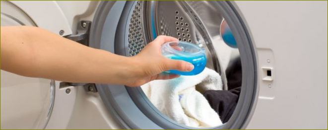 Kam dát tekutý prací prostředek do pračky: Funkce