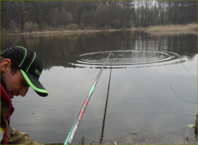 Rybaření na jezeře