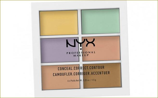 Paleta pro korekci barev NYX